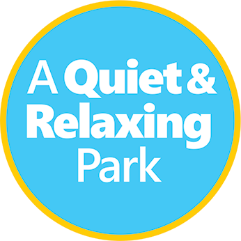 Quiet and relaxing park emblem